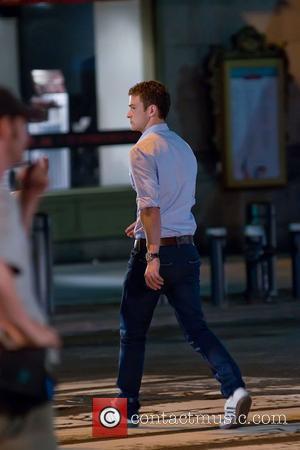 Justin Timberlake filming scenes for 'Friends With Benefits' New York City, USA - 29.07.10