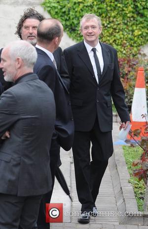 Louis Walsh The funeral of RTE broadcaster Gerry Ryan at the Church of St. John the Baptist, Clontarf,  Dublin,...