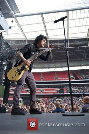 Green Day performing live at Wembley Stadium in London London, England - 19.06.10