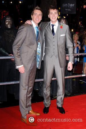 James Phelps and Oliver Phelps  World Premiere of 'Harry Potter and the Deathly Hallows Part 1' held at the...