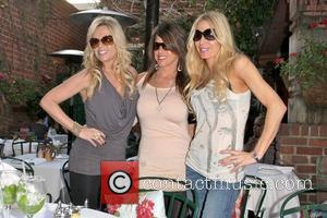 Tamra Barney, Lynne Curtin and Peggy Tanous Cast members of 'The Real Housewives of Orange County' eating lunch at The...