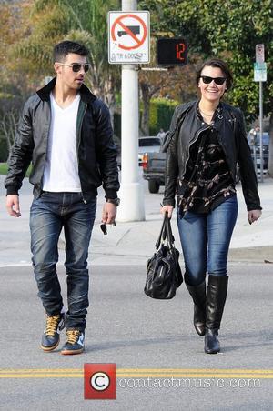 Joe Jonas  has lunch with a friend in West Hollywood Los Angeles, California - 07.01.11