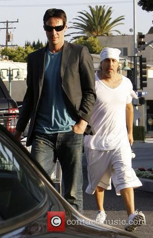 Keanu Reeves and a friend leaving Bristol Farms supermarket after purchasing groceries Los Angeles, California - 09.04.10