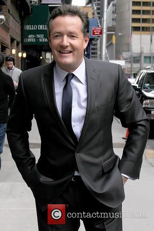 Piers Morgan Celebrities at The Ed Sullivan Theater for 'The Late Show with David Letterman'  New York City, USA...