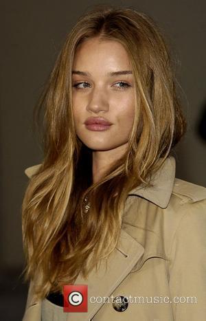 Rosie Huntington-Whiteley London Fashion Week Autumn/Winter 2010 - Burberry Prorsum - held at the Chelsea College of Art and Design...