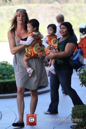 Ella Hiller and Jaden Hiller filming ABC's 'Modern Family' on location at The Grove Los Angeles, California - 13.10.10