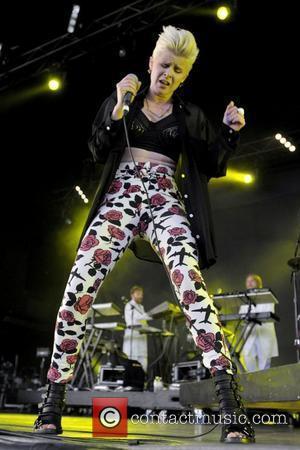 Robyn performs on stage at the Molson Canadian Amphitheatre Toronto, Canada - 30.07.10