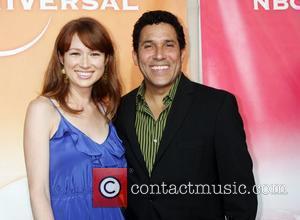 Ellie Kemper and Oscar Nunez  NBC Universal's 2010 TCA Summer Party held at the Beverly Hilton Hotel Beverly Hills,...