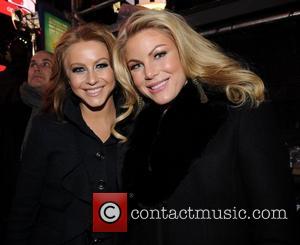 Julianne Hough and sister Marabeth Hough 2011 New Years Eve celebrations in Times Square  New York City, USA -...
