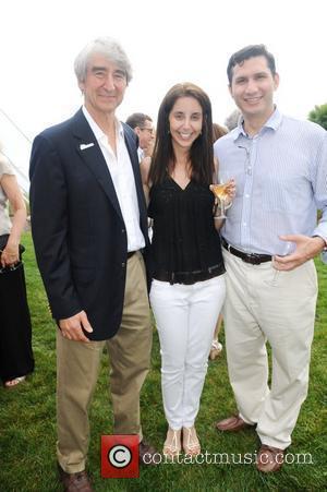 Sam Waterston, Dianna Cohen and guest Oceana's 'Splash' party in the Hamptons hosted by Sam Waterston and featuring a special...