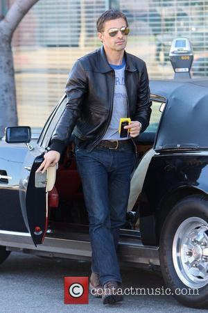 Olivier Martinez getting out of his car while out running errands Los Angeles, California - 09.10.10