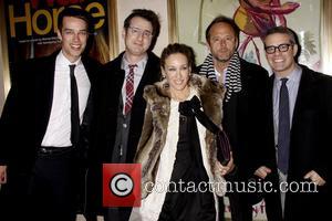 Jon Robin Baitz, John Benjamin Hickey, Sarah Jessica Parker and Andy Cohen Opening night of the Lincoln Center production of...
