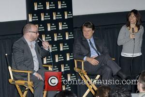 Paul Giamatti, Robert Lantos and Robin Bronk at a special preview of Barney's Version part of Creative Coalition's Spotlight Initiative...