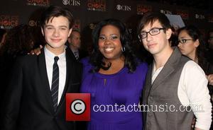 Chris Colfer, Amber Riley, Kevin McHale  People's Choice Awards 2010 held at the Nokia Theatre L.A. Live - Arrivals...