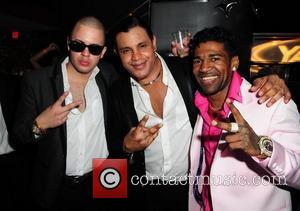 Guest, Sammy Sosa and Omega  Pitbull 30th birthday celebration at Club Play  Miami Beach, Florida - 15.01.11