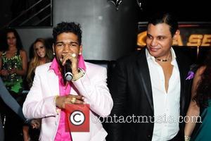 Omega and Sammy Sosa  Pitbull 30th birthday celebration at Club Play  Miami Beach, Florida - 15.01.11