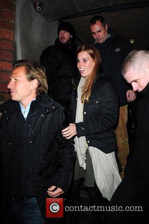 Princess Beatrice leaves Circo Bar and Restaurant where she was attending an aftershow party for Famous and Fearless that had...