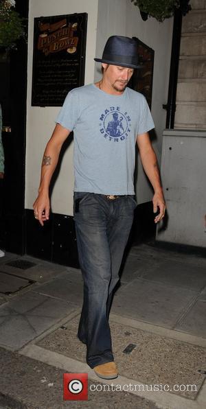 Kid Rock aka Robert Ritchie leaving Punch Bowl pub in Mayfair London, England - 22.06.10