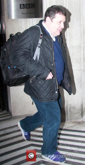 Peter Kay leaves the BBC Radio 2 studios London, England - 10.12.10