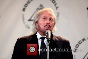 Barry Gibb of the Bee Gees 25th Annual Rock And Roll Hall Of Fame Induction Ceremony - Press Room at...