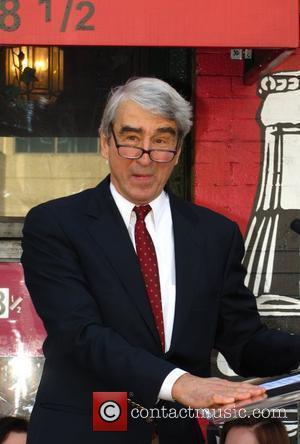 Sam Waterston  makes a speech as he is honored with a star on the Hollywood Walk of Fame...