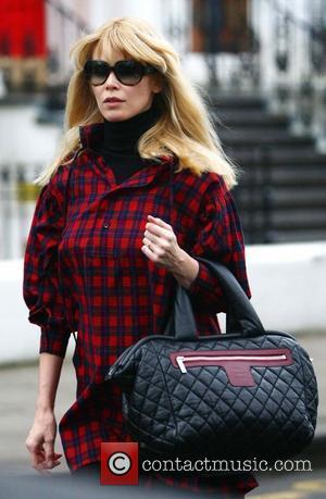 Pregnant Claudia Schiffer dropping her children off at school London, England - 22.01.10