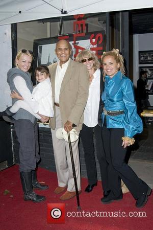 Malena Belafonte, Sarafina Belafonte, Harry Belafonte, Pamela Belafonte, Shari Belafonte Shari Belafonte's 'Italy' exhibition opening at Chair and The Maiden...