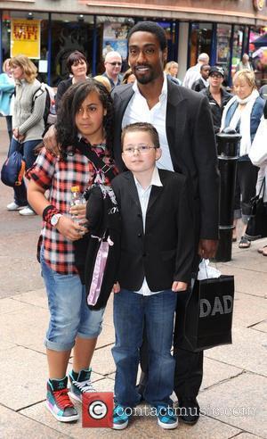Simon Webbe and family Shrek Forever After - gala screening held at the Vue Leicester Square. London, England - 20.06.10