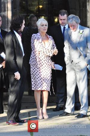 Guest, Denise Welch and Charles Lawson attend the wedding of Simon Gregson and Emma Gleave at St Bartholomew's Church...