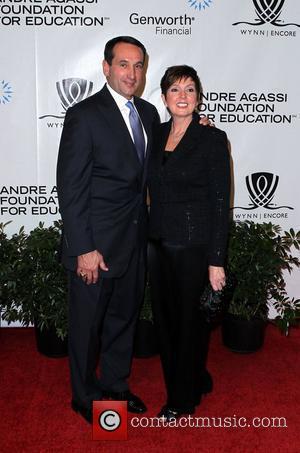 Mike and Mickie Krzyzewski Andre Agassi Grand Slam For Children at Wynn Resort and Casino in Las Vegas Las Vegas,...