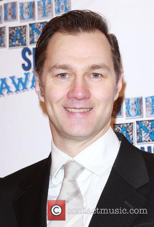 David Morrissey The South Bank show awards red carpet arrivals London, England - 26.01.10