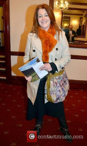 Blathnaid Ni Chofaigh,  at the opening night of John B Keane's 'The Field' at The Olympia Theatre - Arrivals...