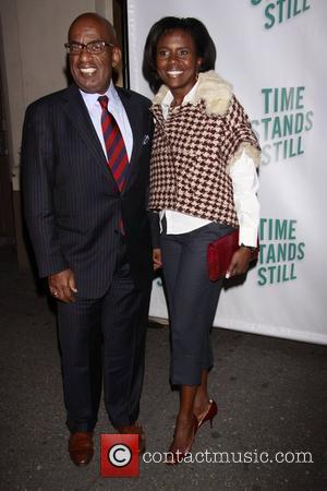 Al Roker and Deborah Roberts Opening night of of the Broadway production of 'Time Stands Still' at the Cort Theatre...