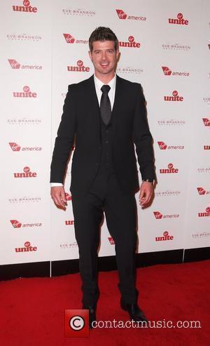 Robin Thicke 4th Annual Rock The Kasbah Gala In Supoprt Of Virgin Unite held at the Dorothy Chandler Pavilion -...