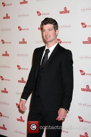 Robin Thicke 4th Annual Rock The Kasbah Gala In Support Of Virgin Unite held at the Dorothy Chandler Pavilion -...