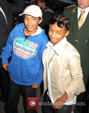 Jaden Smith greets fans as he arrives at The Dorchester Hotel London, England - 15.07.10