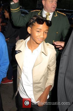 Jaden Smith greets fans as he arrives at The Dorchester Hotel London, England - 15.07.10