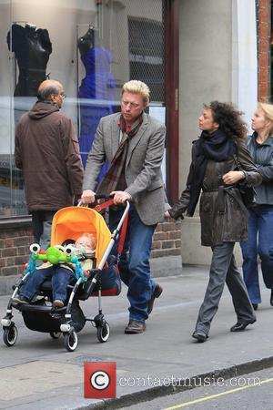Boris Becker, his wife Sharlely Kerssenberg aka Lilly Kerssenberg and their son Amadeus go for a stroll in Central London...