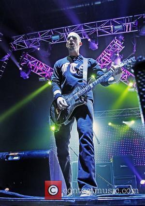 Mark Tremonti of Alter Bridge performing at the Manchester MEN Arena. Manchester, England - 24.11.11