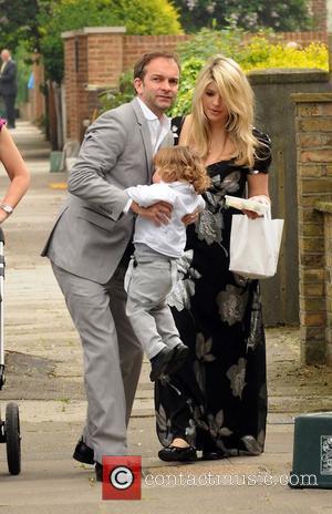 Holly Willoughby with her husband Dan and son Harry Ant McPartlin and wife Lisa host a royal wedding garden party...