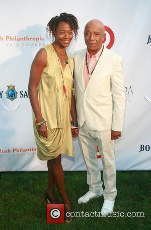 Kara Walker and Russell Simmons  Russell Simmons' 12th Annual Art For Life East Hampton Benefit  New York City,...