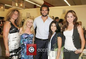 Sophie Wizmann, Scott Elrod, Jen Lesser and Guests Official launch party of the 'Lova Tee-Shirt Company', held at at Babakul...