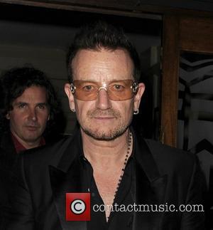 U2 singer Bono leaving Balans in Soho in the early hours of the morning. London, England - 14.09.11