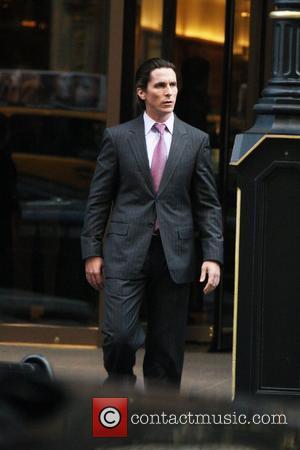Christian Bale on the latest Batman film set 'The Dark Knight Rises' New York City, USA - 28.10.11