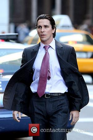 Christian Bale on the latest Batman film set 'The Dark Knight Rises' New York City, USA - 28.10.11