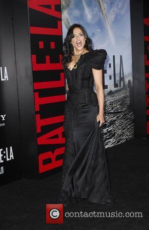 Michelle Rodriguez  Battle: Los Angeles Los Angeles Premiere held At Regency Village Theatre Westwood, California - 08.03.11