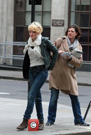 Dakota Blue Richards and her mother Mickey Richards outside the BBC Radio One studios London, England - 05.02.11