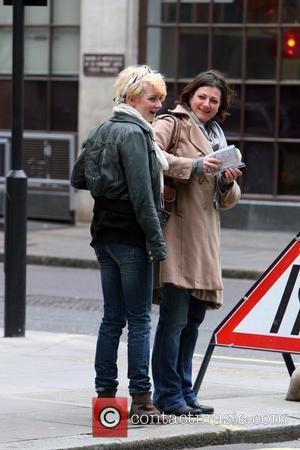 Dakota Blue Richards and her mother Mickey Richards outside the BBC Radio One studios London, England - 05.02.11