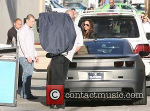 Victoria Beckham arrives stage door for the Jimmy Kimmel Live show in Hollywood. Los Angeles, California - 31.03.11