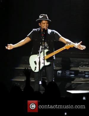Bruno Mars performing live at the Comerica Theatre  Phoenix, Arizona - 15.06.11